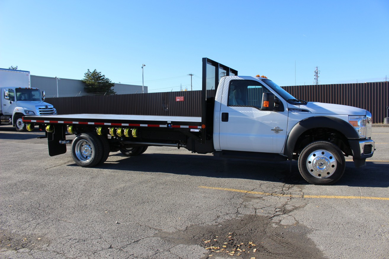 16 Flatbed On Ford F550 Transit